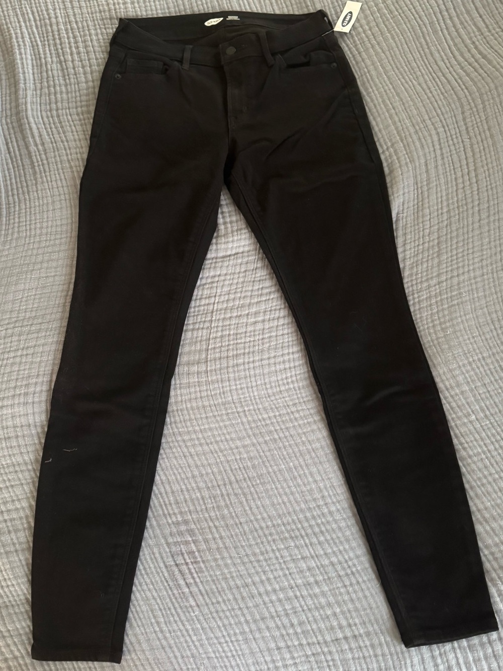 NWT Built in Warm Old Navy Rockstar Super Skinny Black Jeans Size 4